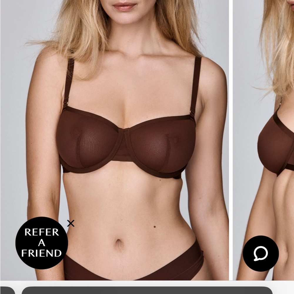 CUUP bra in Espresso. 32F. Never worn. New with tags